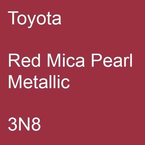 Toyota, Red Mica Pearl Metallic, 3N8.